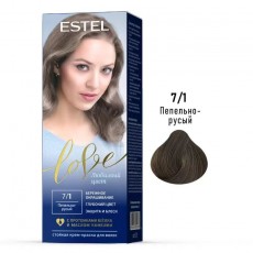 Краска для волос ESTEL Love, 7/1 - Пепельно-русый, 100 мл 9760 Estel Moldova