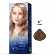 Краска для волос ESTEL Love, 8/7 - Корица, 100 мл 9770 Estel Moldova