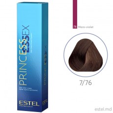 Крем-краска для волос PRINCESS ESSEX, 7/76 Русый коричнево-фиолетовый, 60 мл 21235 Estel Moldova