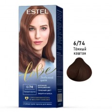 Краска для волос ESTEL Love, 6/74 - Темный Каштан, 100 мл 9758 Estel Moldova
