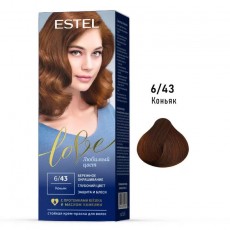 Краска для волос ESTEL Love, 6/43 - Коньяк, 100 мл 9755 Estel Moldova