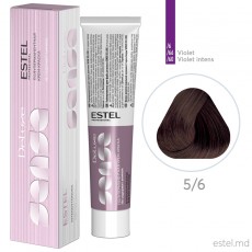Полуперманентная крем-краска для волос DE LUXE SENSE, 5/6 Светлый шатен фиолетовый, 60 мл 11169 Estel Moldova