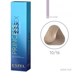 Vopsea cremă permanentă pentru păr PRINCESS ESSEX, 10/16 Blond deschis gri-violet, 60 ml 12304 Estel Moldova