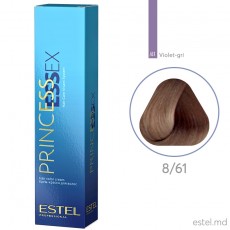Vopsea cremă permanentă pentru păr PRINCESS ESSEX, 8/61 Castaniu deschis violet-gri, 60 ml 8946 Estel Moldova
