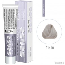 Vopsea-crema semipermanenta Estel DE LUXE SENSE CLEAR BLOND, 11/16 Ultra blond gri-violet, 60 ml 28243 Estel Moldova