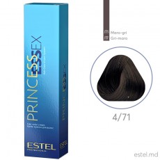 Крем-краска для волос PRINCESS ESSEX, 4/71 Шатен коричнево-пепельный, 60 мл 5110 Estel Moldova