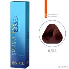 Vopsea cremă permanentă pentru păr PRINCESS ESSEX, 6/54 Castaniu închis roşu-aramiu, 60 ml 4735 Estel Moldova