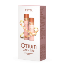 Set ingrijire pentru par vopsit ESTEL OTIUM COLOR LIFE (Șampon delicat 250 ml, Balsam-luciu 200 ml) 27801 Estel Moldova