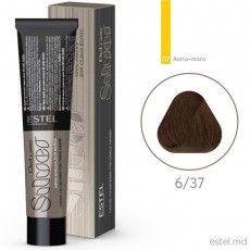 Крем-краска для седых волос DE LUXE SILVER, 6/37 Темно-русый золотисто-коричневый, 60 мл 5237 Estel Moldova