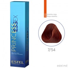Vopsea cremă permanentă pentru păr PRINCESS ESSEX, 7/54 Castaniu roşu-aramiu, 60 ml 3984 Estel Moldova