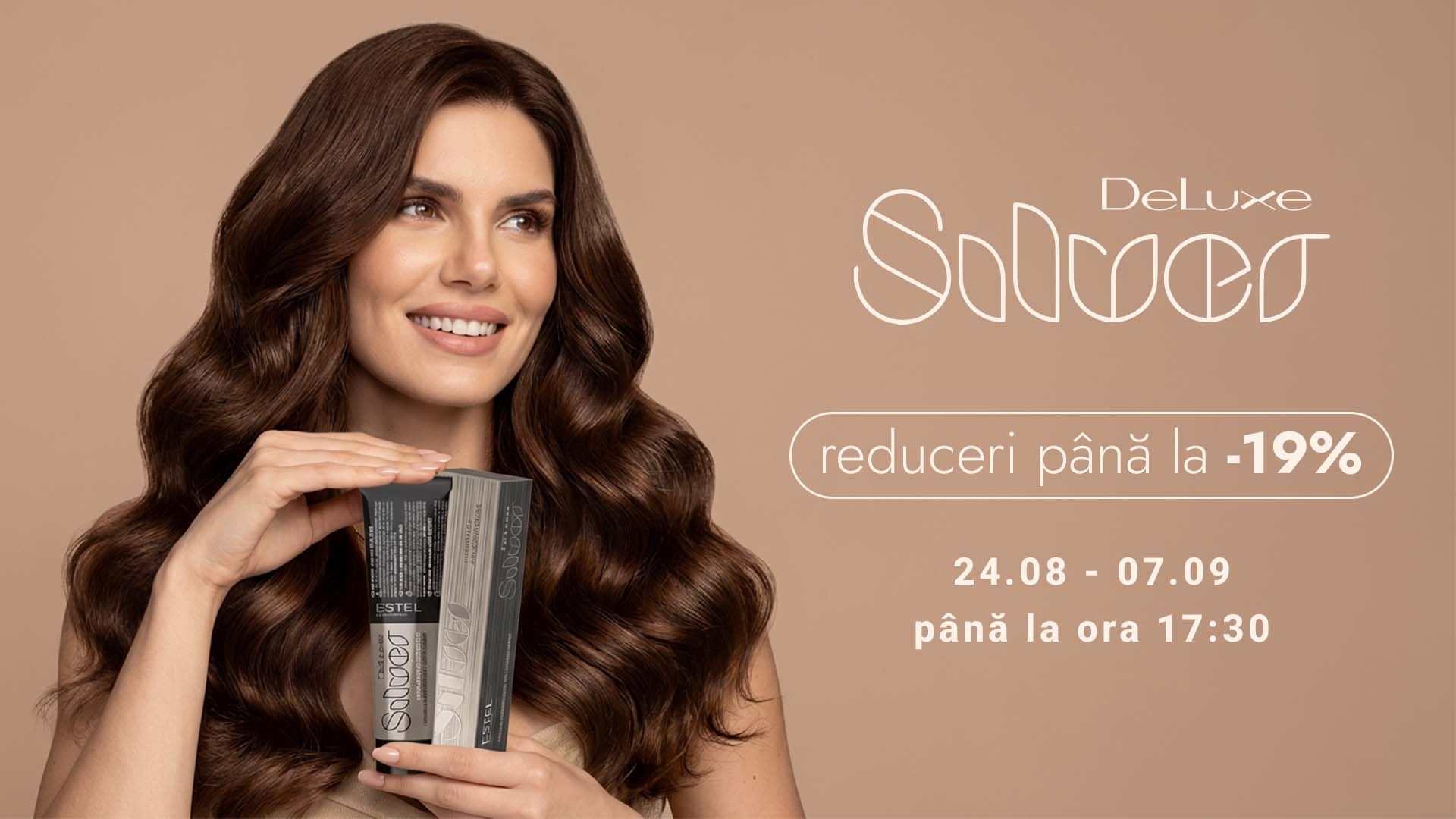 Reducere Exclusivă: Vopsea Profesională de Păr Deluxe SILVER Estel în Moldova