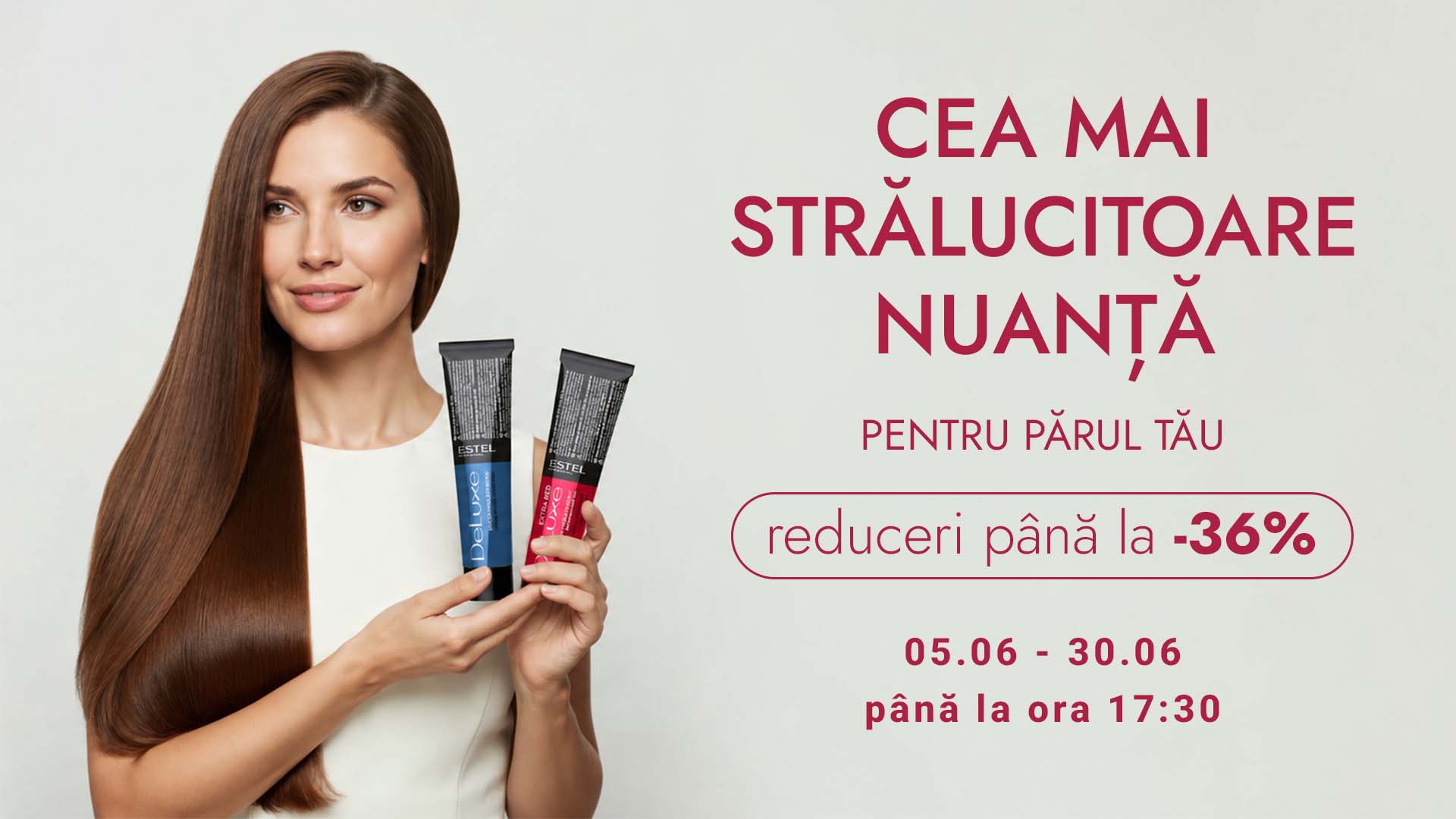 Reducere Exclusivă: Vopsea Profesională de Păr Deluxe Estel în Moldova – pana la -36%!