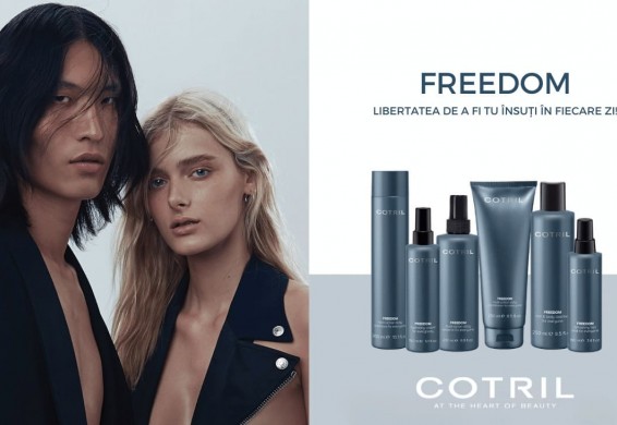 Freedom Cotril - gama unisex pentru îngrijirea zilnică a corpului și parului.