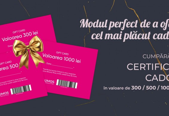Certificat Cadou Efrumos Beauty Shop — alegerea perfectă pentru orice ocazie!